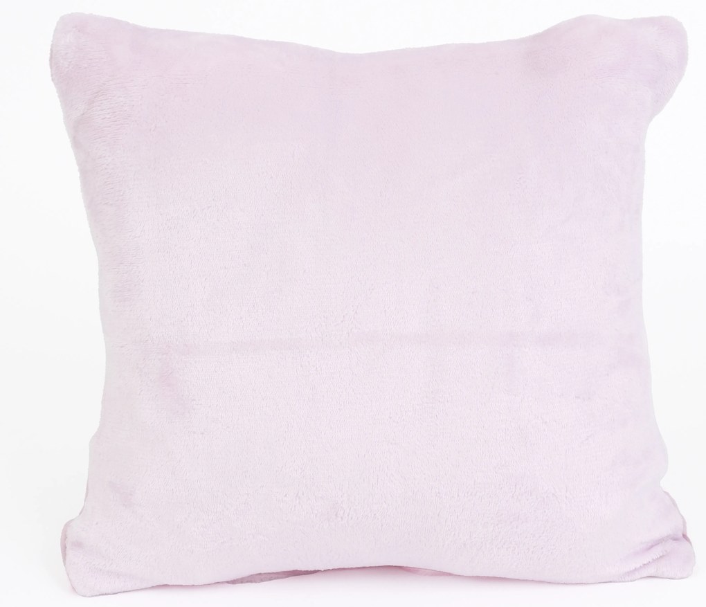 Obliečka na vankúšik mikroplyš Exclusive 40 × 40 cm - Motýliky ružové