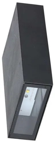 LED Vonkajšie nástenné svietidlo LED/4W/230V 3000K IP65 čierna