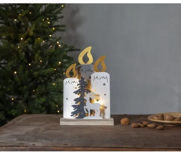 Eglo 411289 - LED Vianočná dekorácia FAUNA 10xLED/0,03W/2xAA