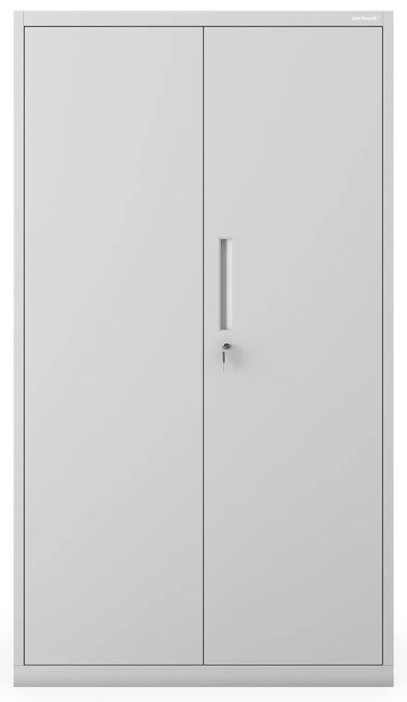 Kovová skriňa MEGAN – sivá, bez zásuvky, 160 cm