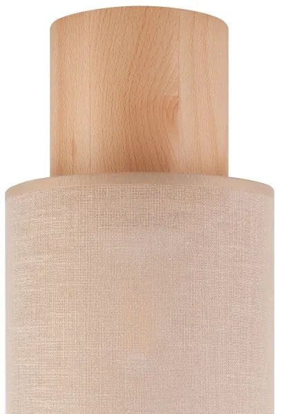 Stropné svietidlo ARI 1xE27/60W/230V pr. 16 cm béžová buk