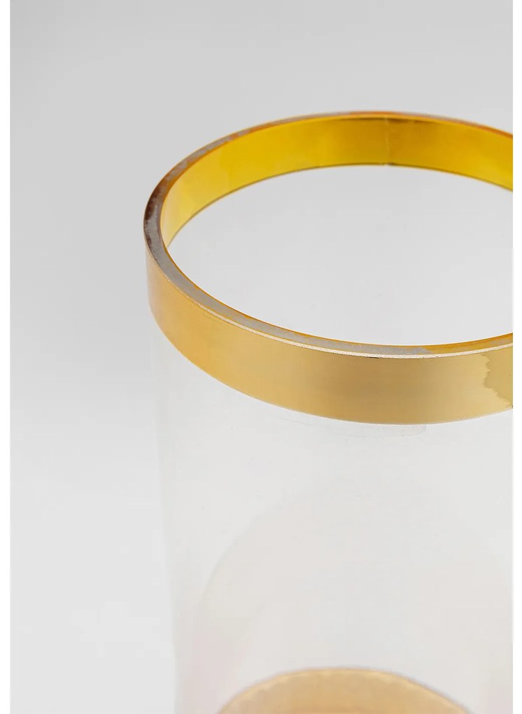 Golden Flow váza zlatá 25 cm