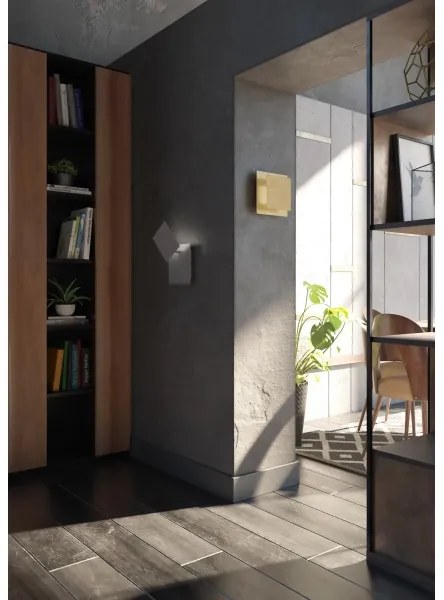 Wofi 4048-102Q - LED Nástenné svietidlo BAYONNE LED/6,5W/230V antracit