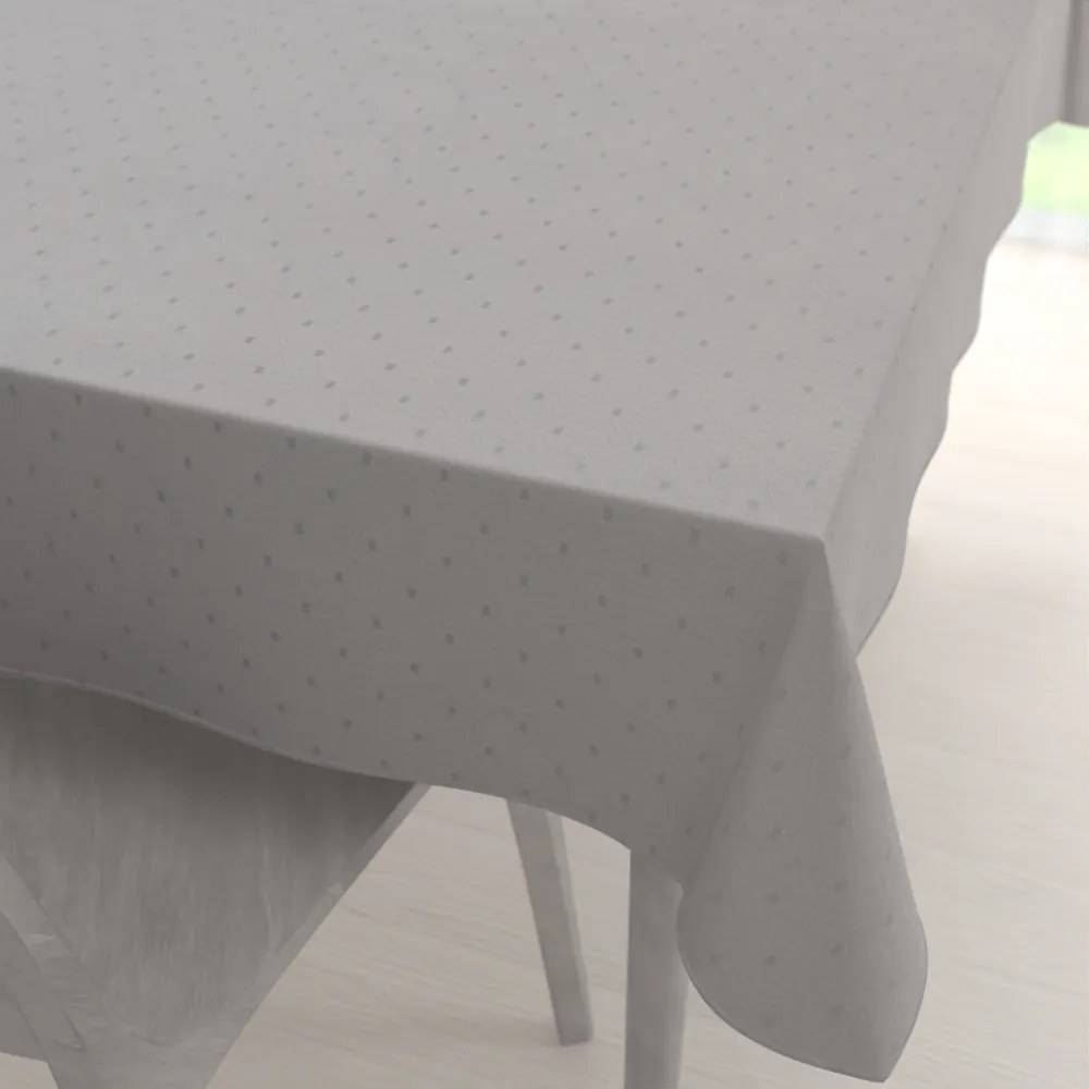 Biante Teflónový obdĺžnikový obrus TF-080 Obdĺžničky na sivom 50x100 cm