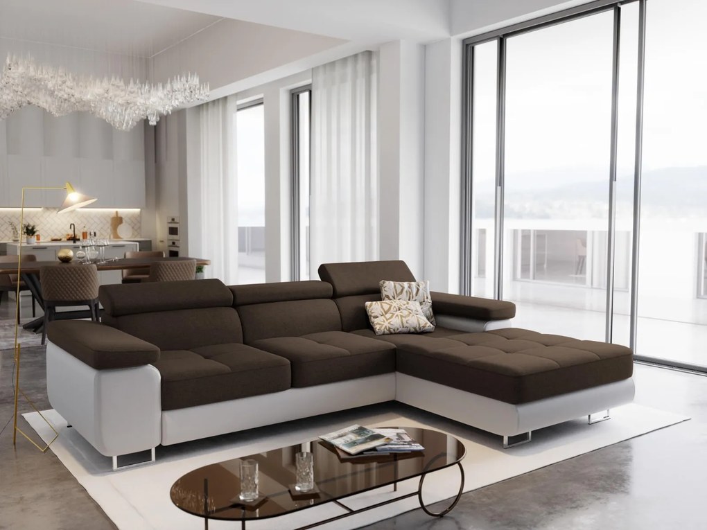 ROHOVÁ SEDAČKA LAURA PRAVÁ - ĽAVÁ SAWANA 26 / SOFT 17