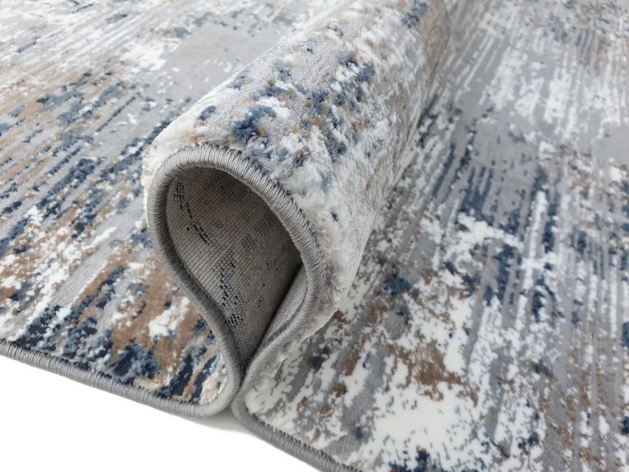 DC Koberec Exclusive 200 sivá námornícka modrá Rozmer: 120×170 cm