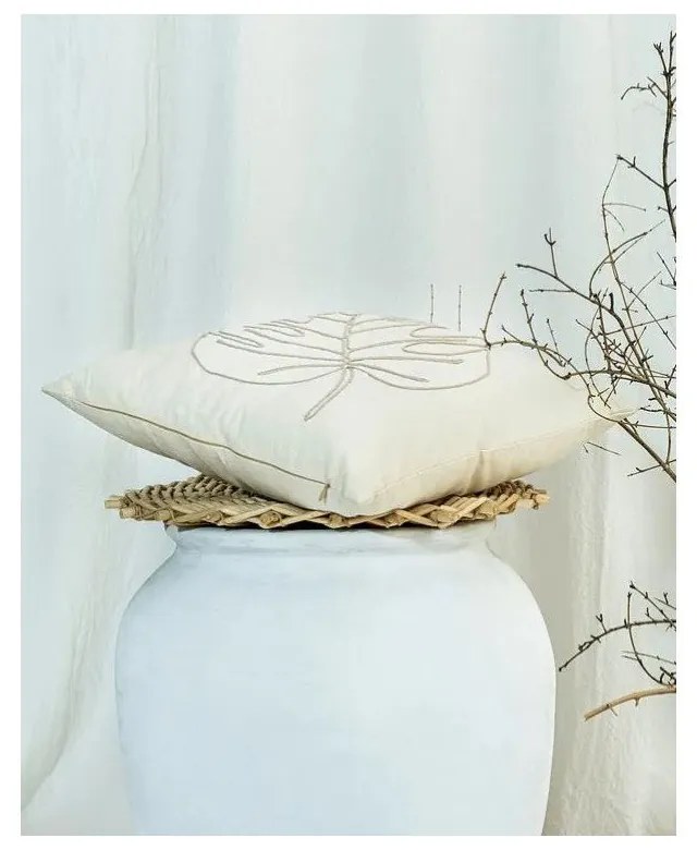 Obliečka na vankúš s prímesou bavlny 45x45 cm – Mila Home