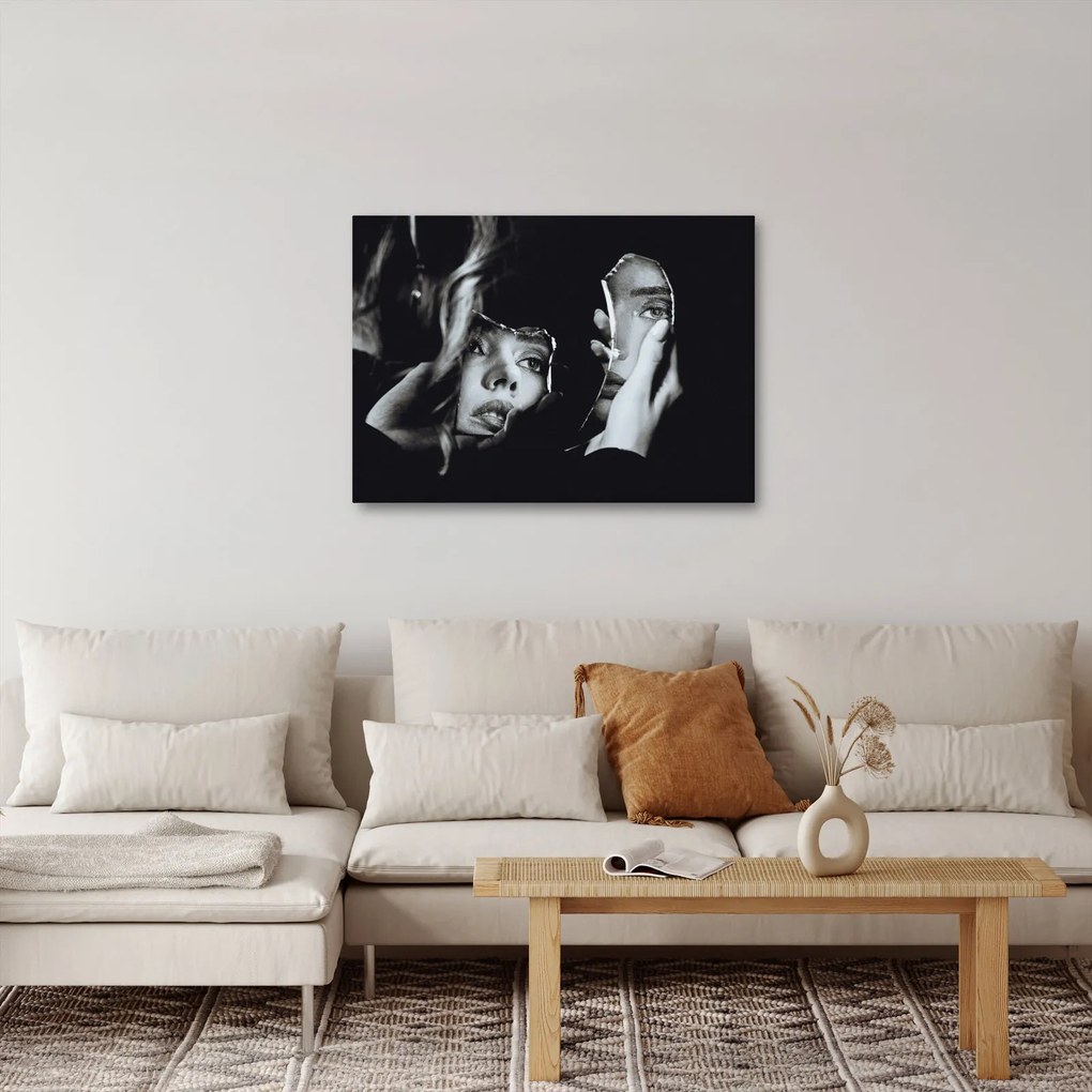 Obraz - Pohľad do zrkadla (70x50 cm)