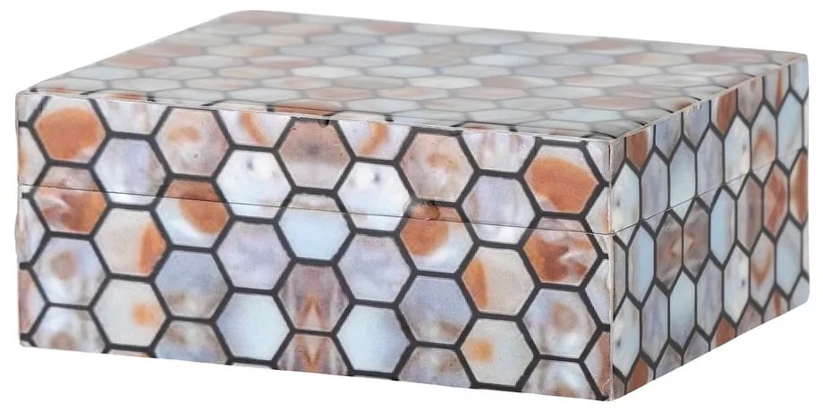 Dekoratívny polyresínový úložný box 13x10x5 cm Domino – Bloomingville