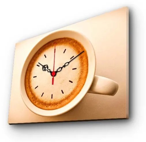 Dekoratívne nástenné hodiny Cofei béžové