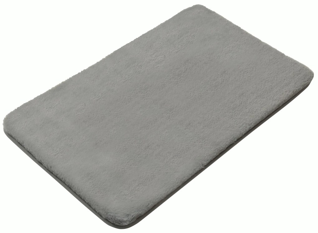 BISK Erga Mola, extra jemná kúpeľňová predložka z mikrovlákna 80x50 cm, šedá, ERG-08375