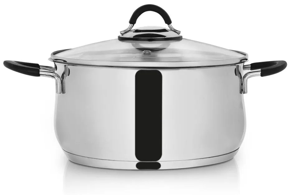 Orion Kastról nerez DALIE 5,3 l sklenená pokrievka, 5,3 l