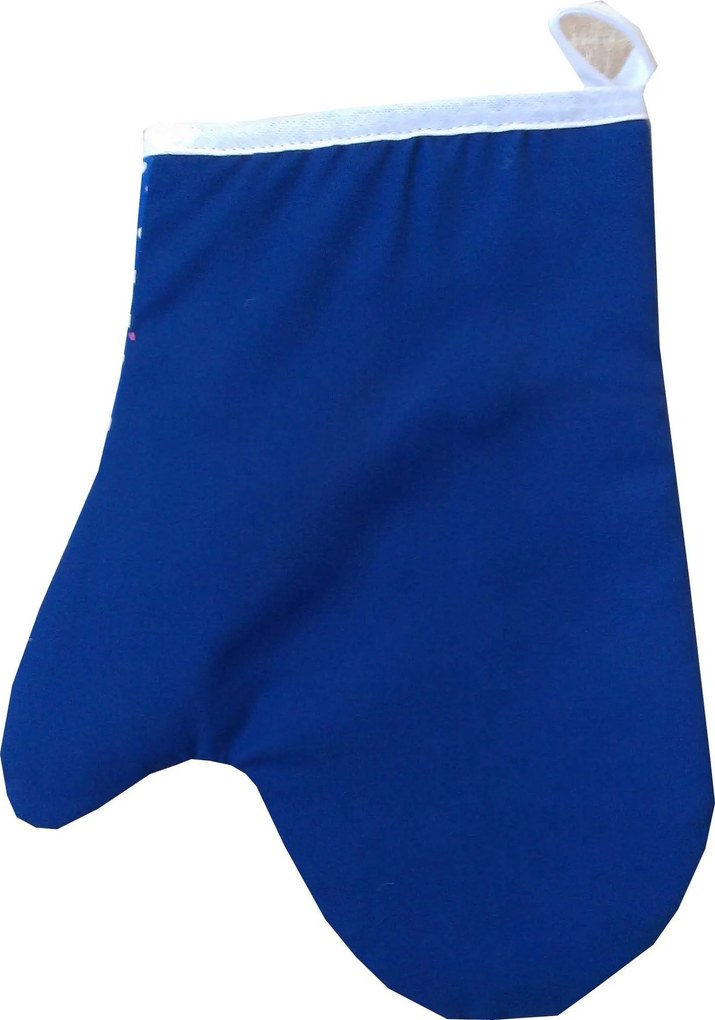 Chňapka standard modrá košík