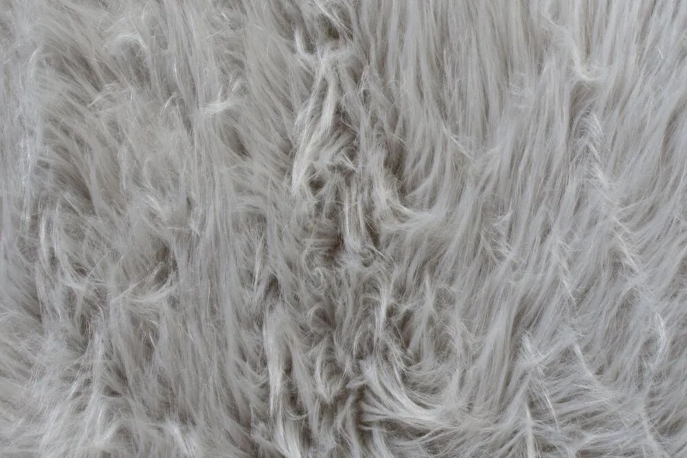 Flair Rugs koberce Kusový koberec Faux Fur Sheepskin Grey - 160x230 cm