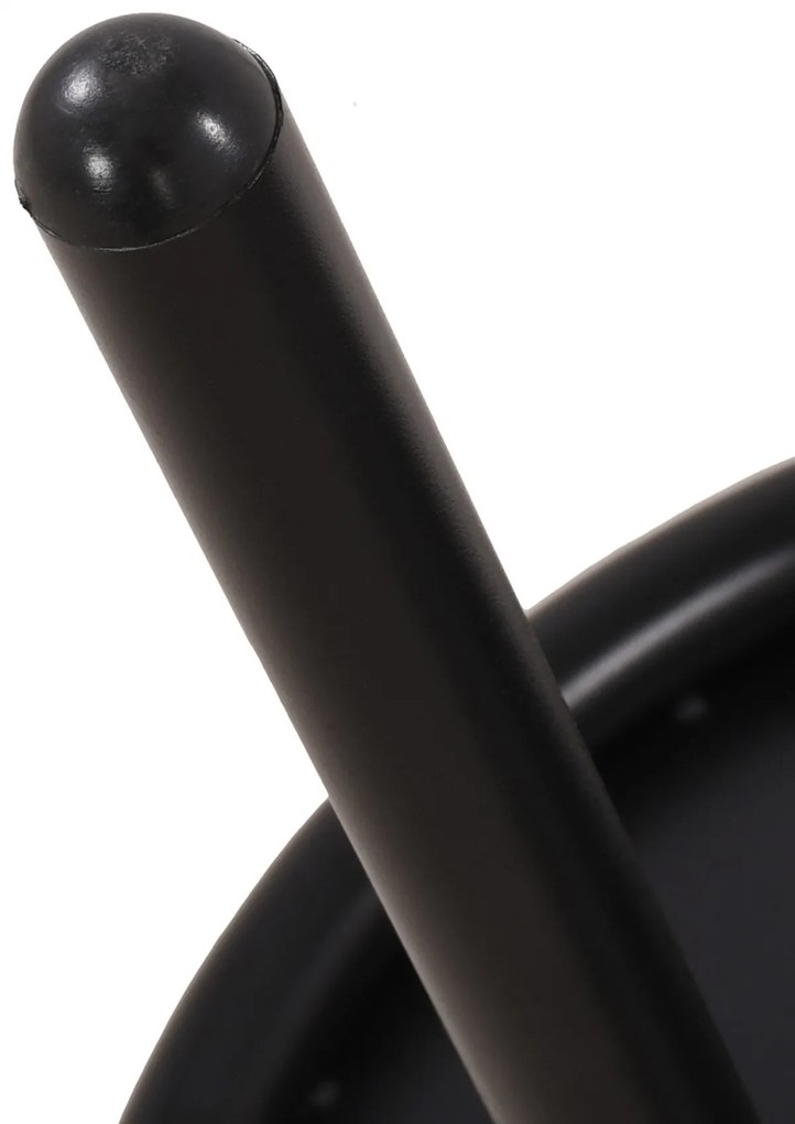 Konferenčný stolík Velva - v45 x 80 x 45 cm - Čierna