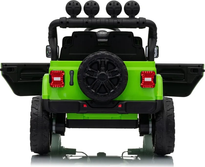 LEAN CARS Akumulátorové vozidlo Jeep Rubicon DK-JWR558 24 V, zelené