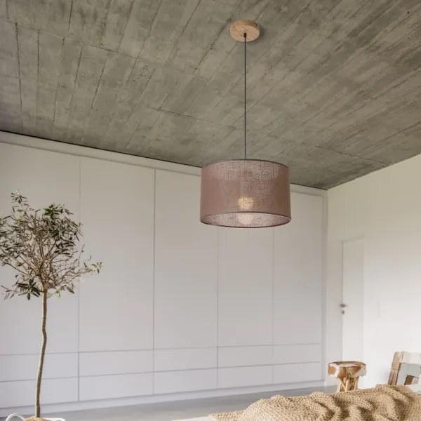 Brilagi - LED Luster na lanku ANTHONY 1xE27/60W/230V dub/hnedá