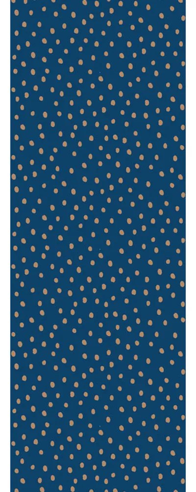 DEKORNIK Simple Irregular Dots Navy Blue - Tapeta