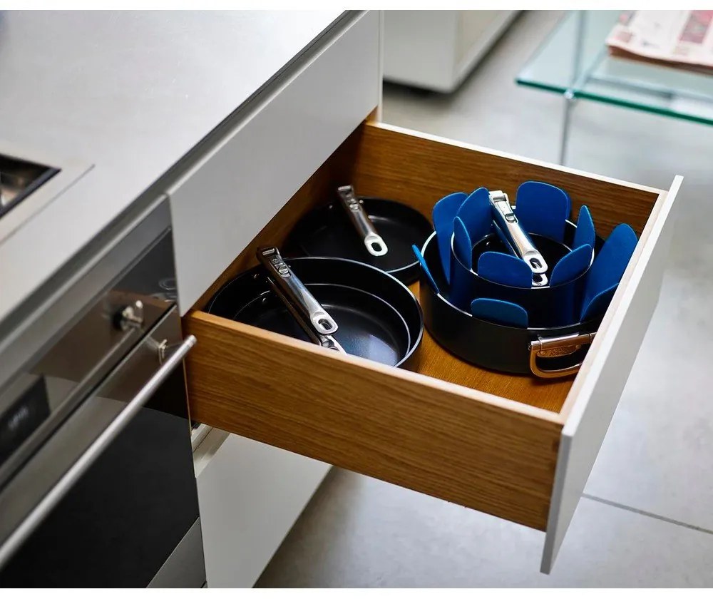 Hrnce v súprave 3 ks s pokrievkou/s keramickým povrchom na indukciu Space – Joseph Joseph