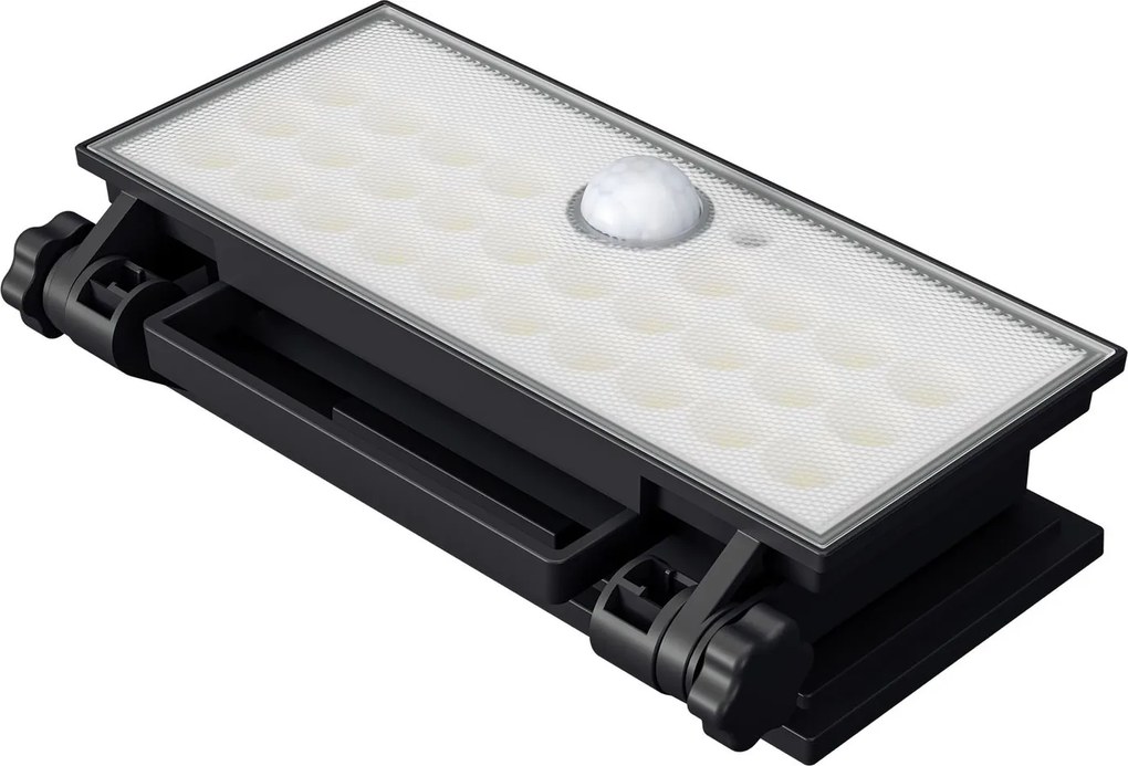 TOP LIGHT Nástenné svietidlo Heleon PIR PRO, čierne