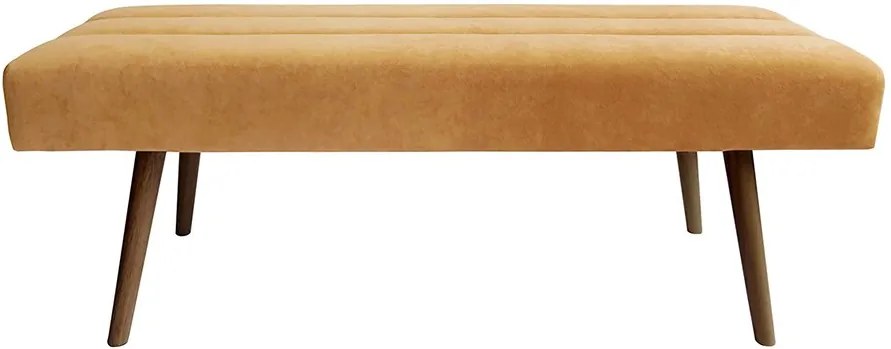 Okrová lavica Explicit Suede 130 × 41 × 43 cm