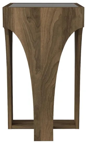 Odkladací stolík LITUS 58x37 cm hnedá