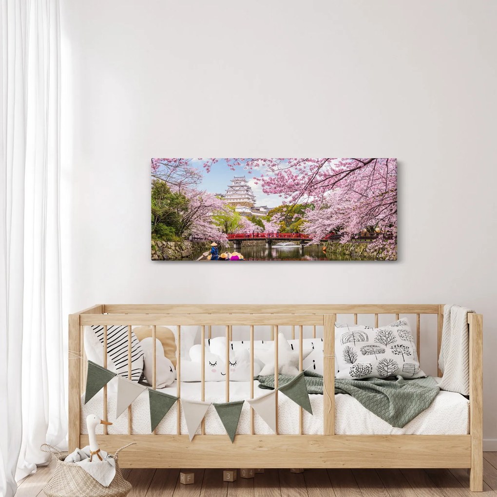 Obraz japonskej čerešne (120x50 cm)