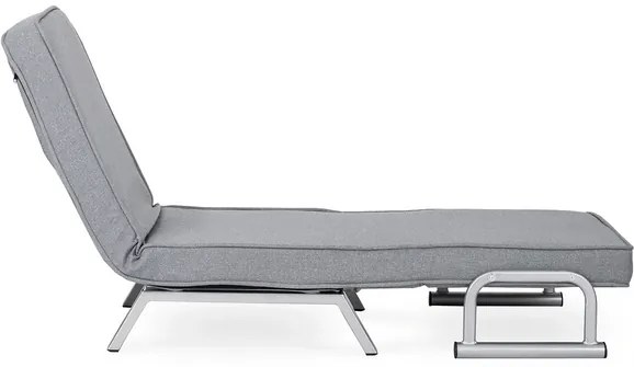 Kreslo pohovka rozkladacia PRATO sivá - vintino.sk