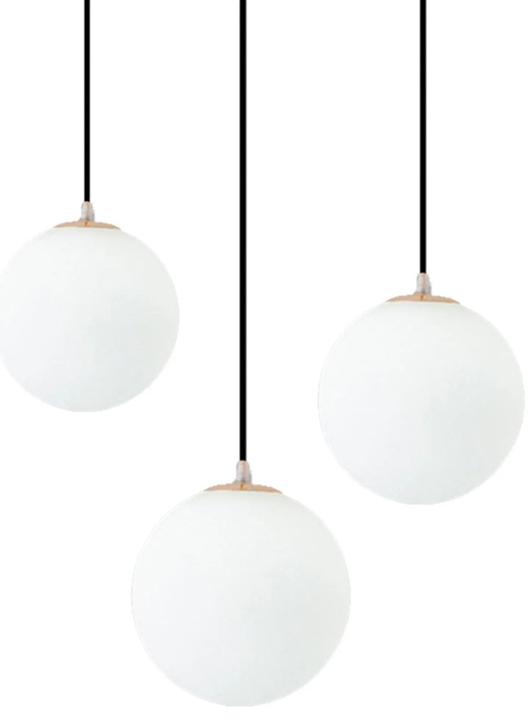 Závesná lampa La Belle XXXVI zlatá/biela