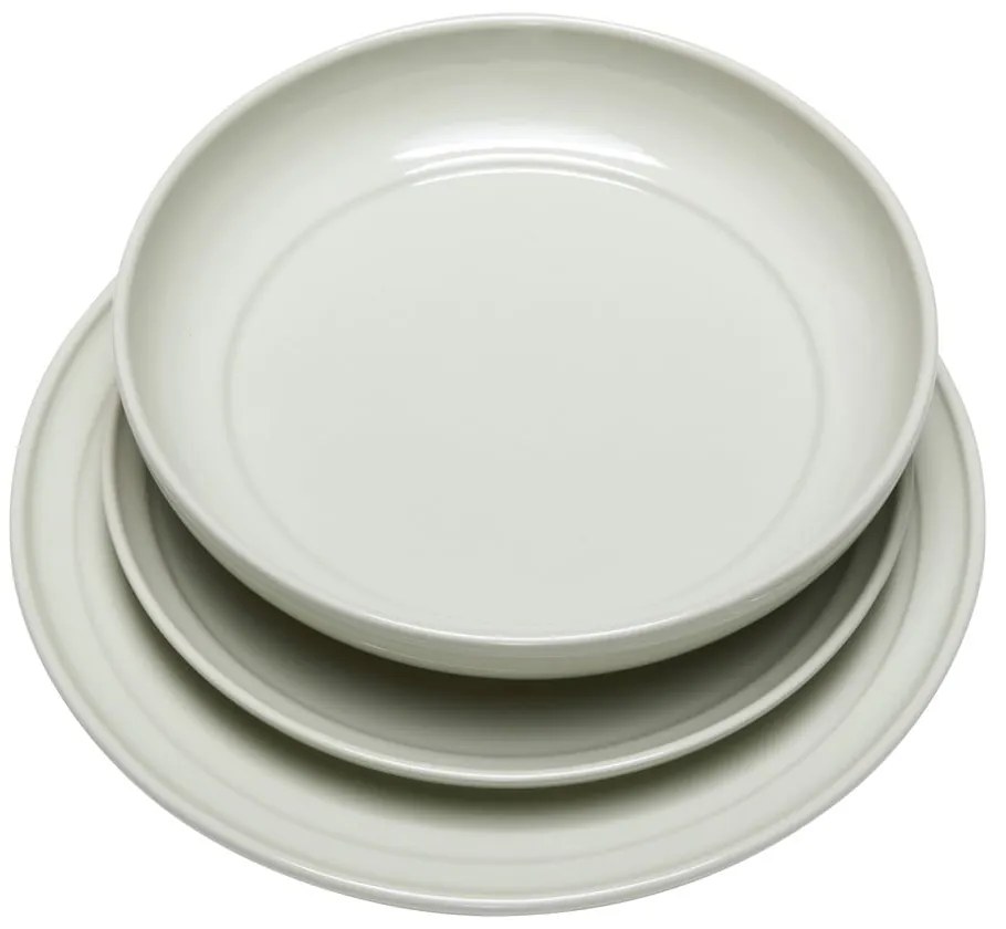 Krémový hlboký tanier z kameniny ø 23 cm Amare – Hübsch