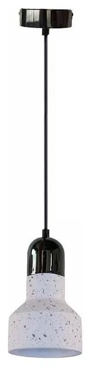 Luster na lanku TERRAZZO 1xE27/60W/230V pr. 12 cm krémová
