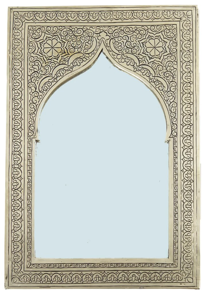 Orientálne strieborné zrkadlo Assiya 32 x 21,5cm