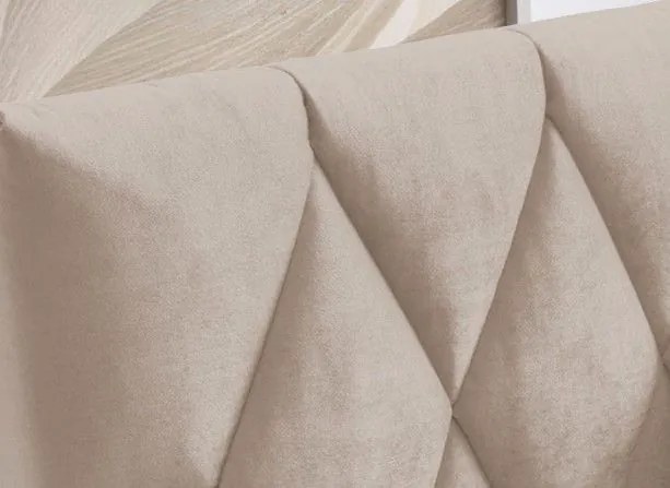 Posteľ Reve 180x200 cm, krémová látka