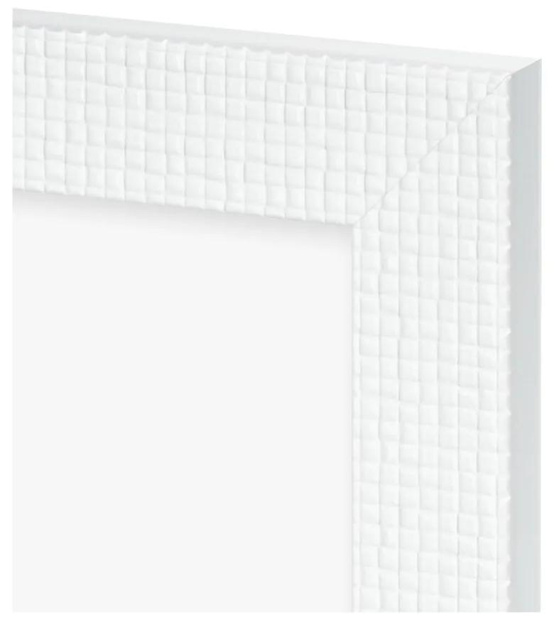 Biely plastový rámček 21x26 cm
