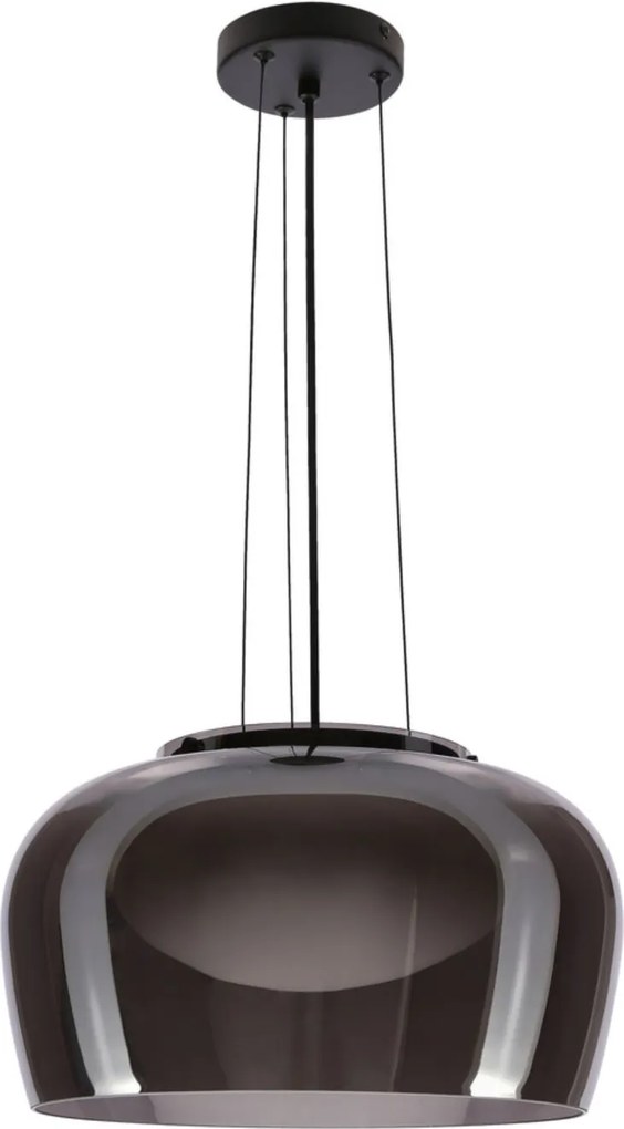 Sklenená lampa dymové tienidlo Insieme 38