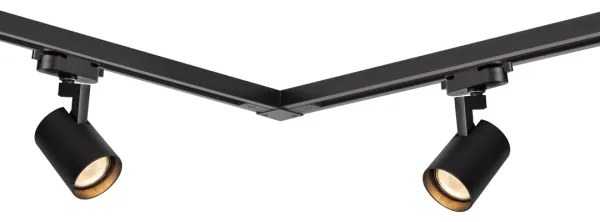 Bodové svietidlo v lištovom systéme VOLF 4xGU10/10W/230V čierna