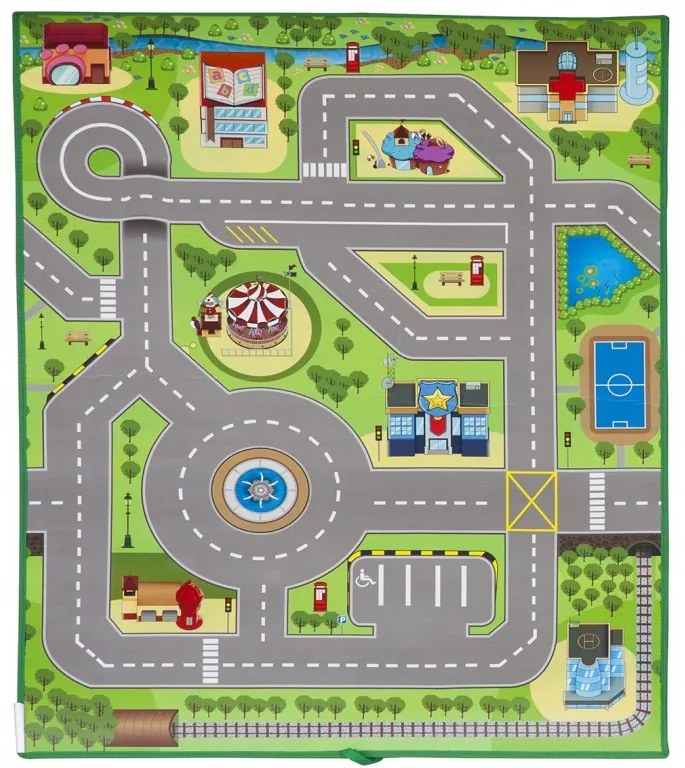 SC Koberec do detskej izby Doprava Rozmer: 120x100