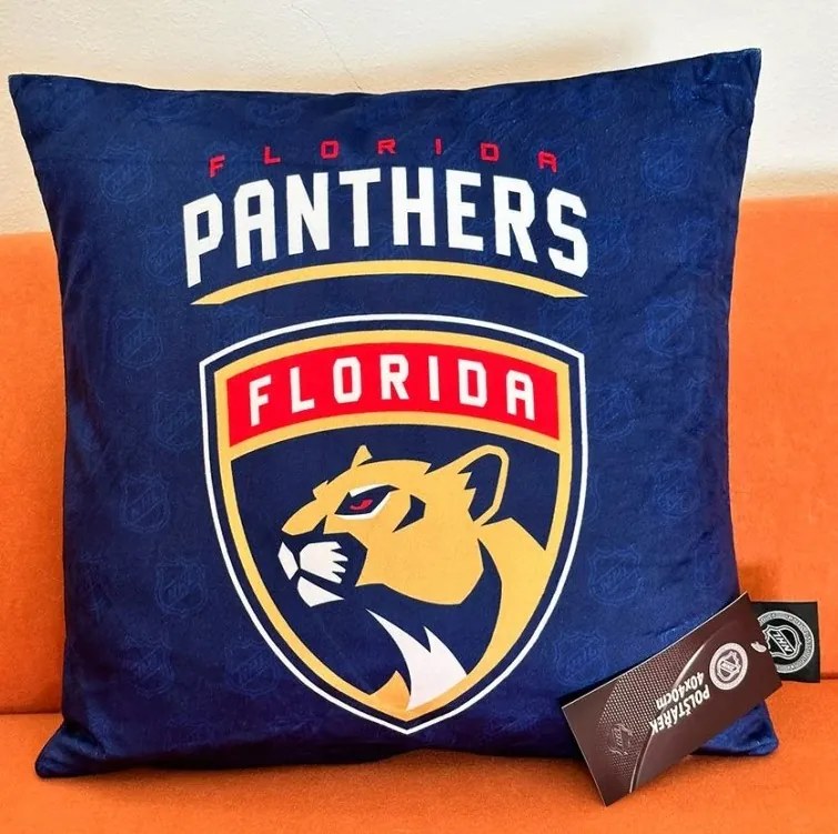 Vankúšik NHL Florida Panthers Shields 40x40 cm