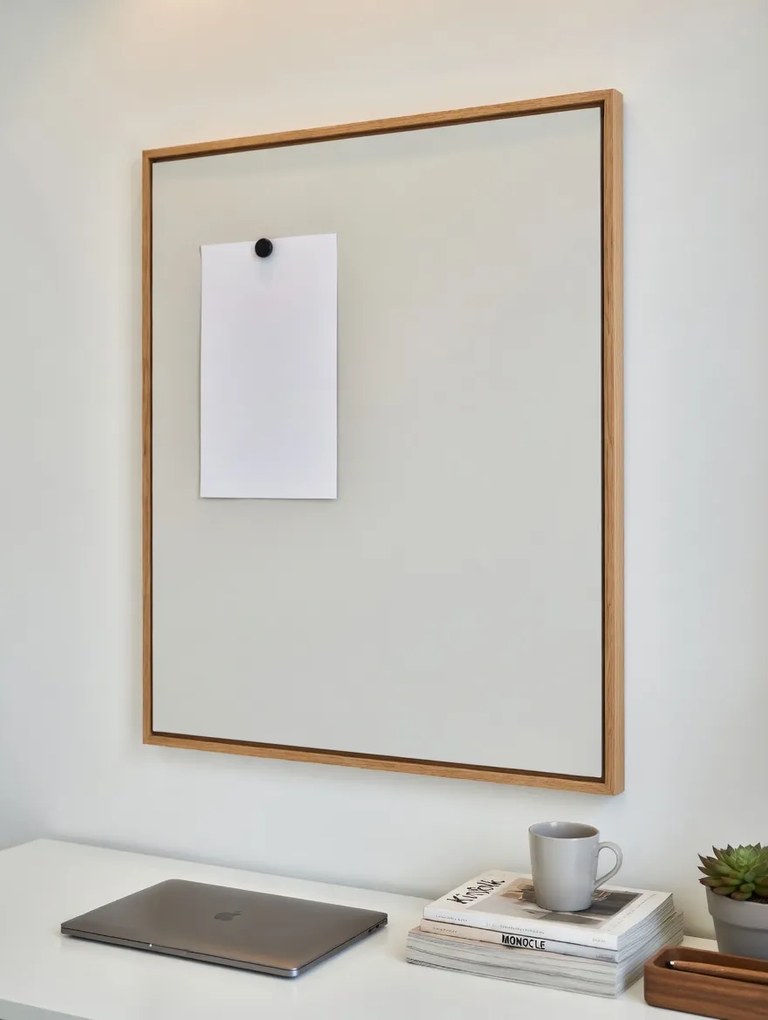 Toptabule.sk  Magnetická tabuľa AirBoard Premium Svetlosivá 50x50 cm