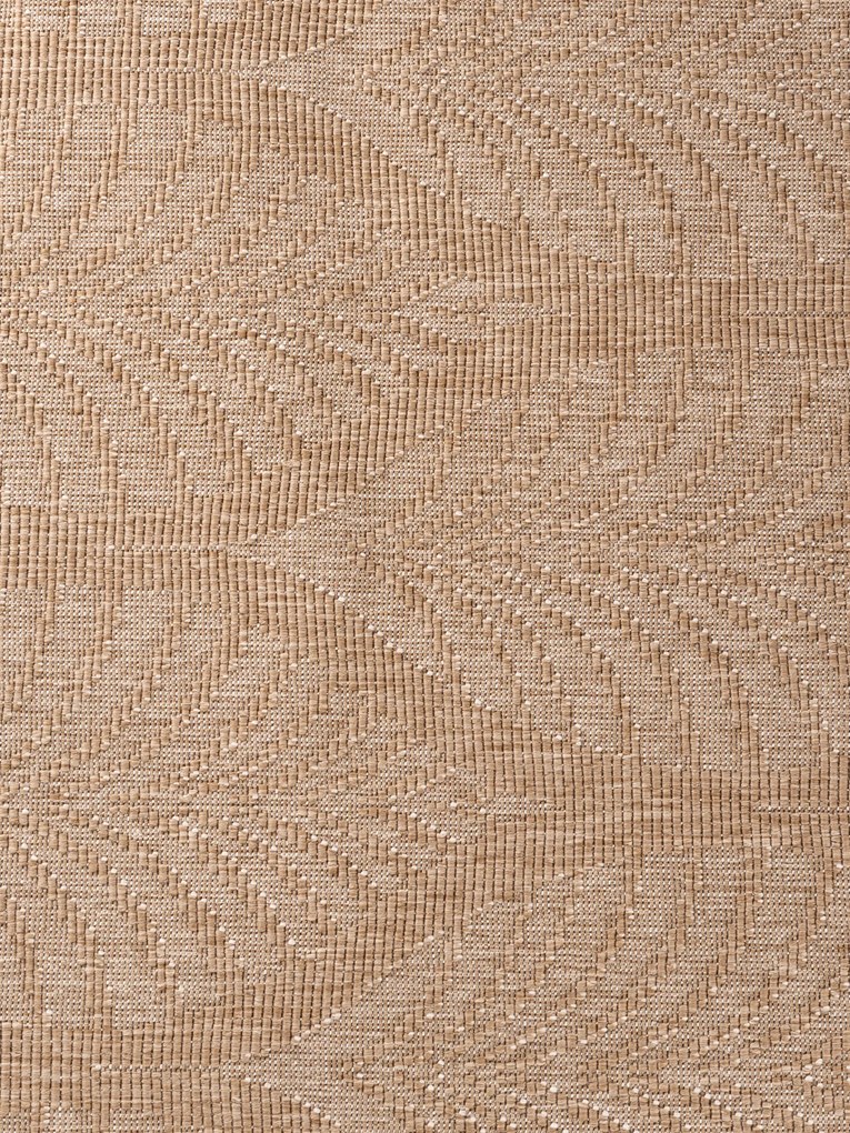 NORTHRUGS, Koberec behúň Duet Liora 106247 Beige/White - na von aj na doma, 80x250, béžová, chodba / predsieň