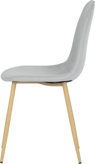 Jedálenská stolička strieborná CT-972 SIL2