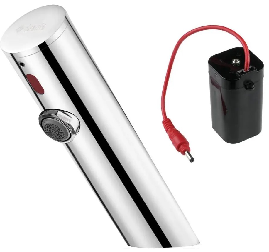 Deante BQR_P28R - Bezdotyková umývadlová batéria SENSE 4xAA leštená oceľ