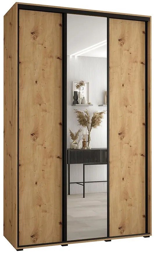 Skriňa 45 Canaris 3 150 artisan/čierna