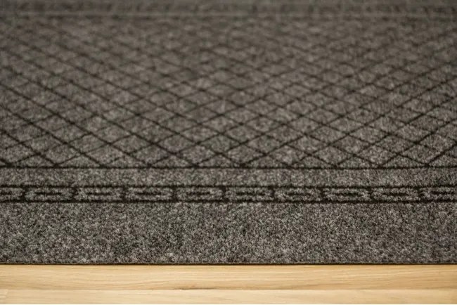 Protišmykový rohožkový behúň Way 402 sivý - Výpredaj