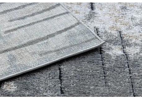 Moderný koberec COZY 8876 Rio - Štrukturálny, dve vrstvy rúna sivá Veľkosť: 140x190 cm