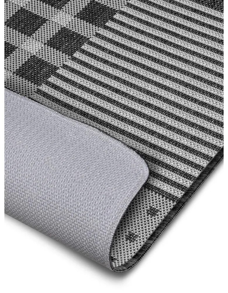 Sivý kuchynský behúň Hanse Home Weave Patchwork Kitchen, 70 x 180 cm