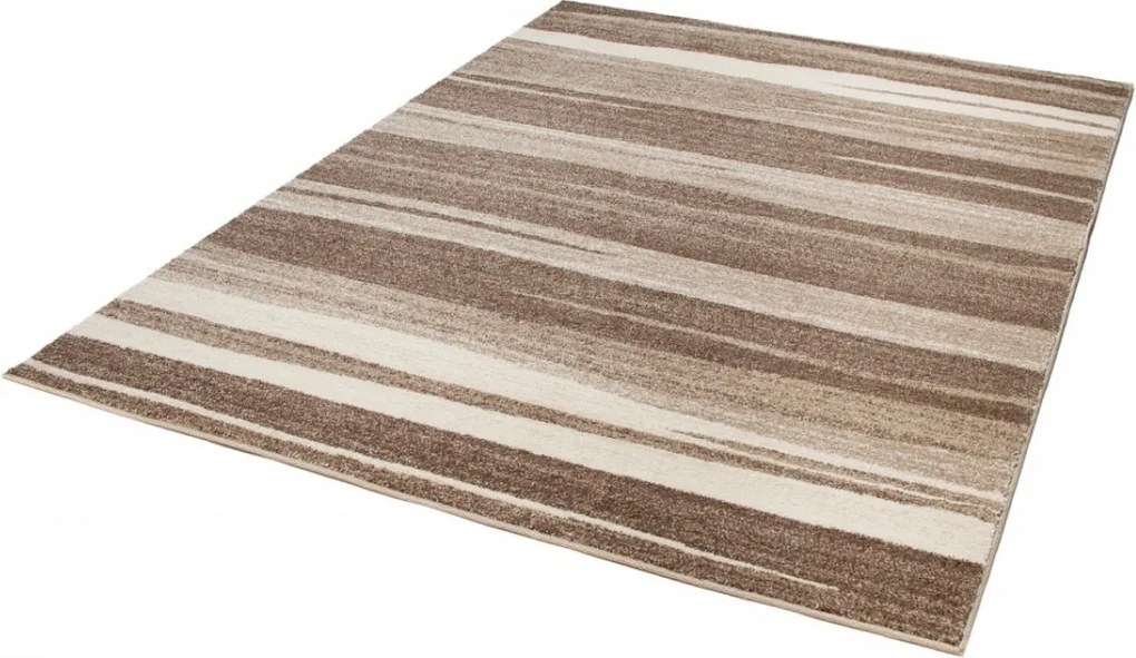 TA Koberec 3437A TMAVOBÉŽOVÉ SÁRÍ 3UX Rozmer: 200x290 cm
