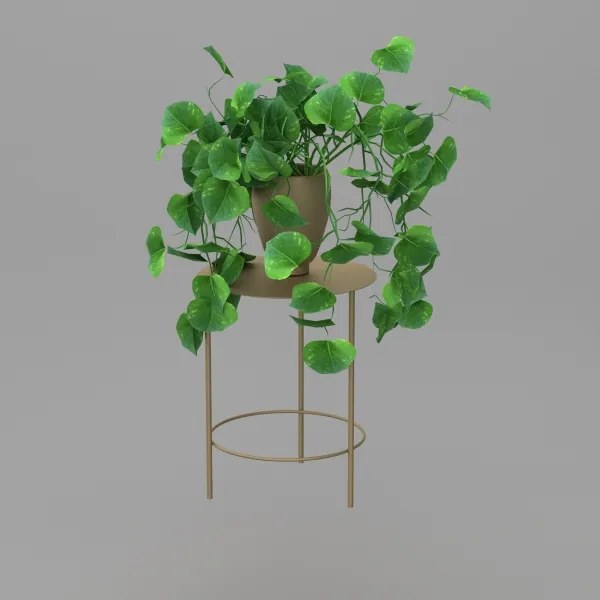 Stojan na kvety 40x32 cm zlatá