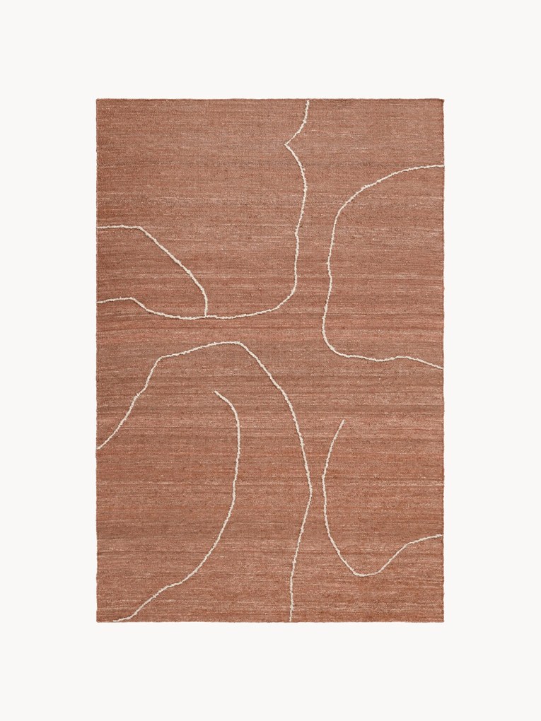 Ručne tkaný jutový koberec Gesso