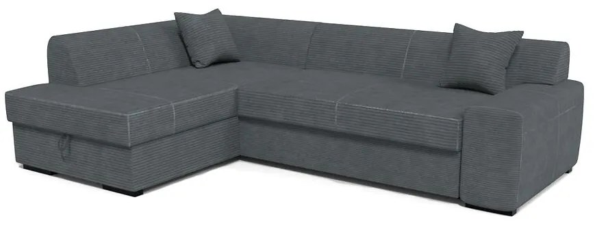 Rohová sedacia súprava Minos L Poso 60 sivá
